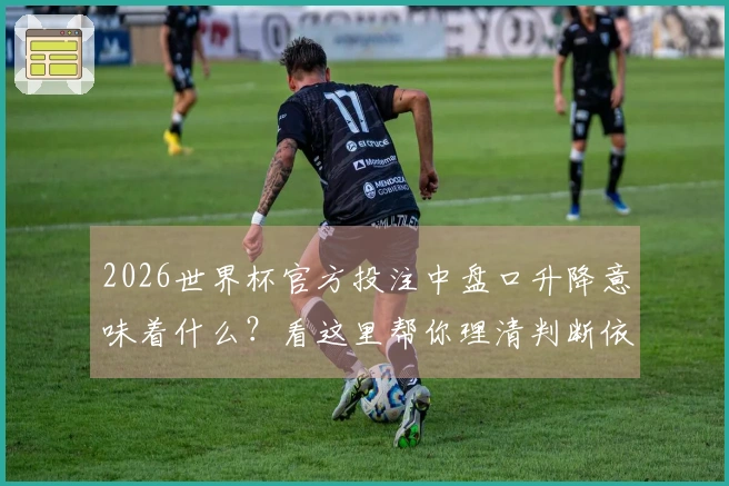 2026世界杯官方投注中盘口升降意味着什么？看这里帮你理清判断依据